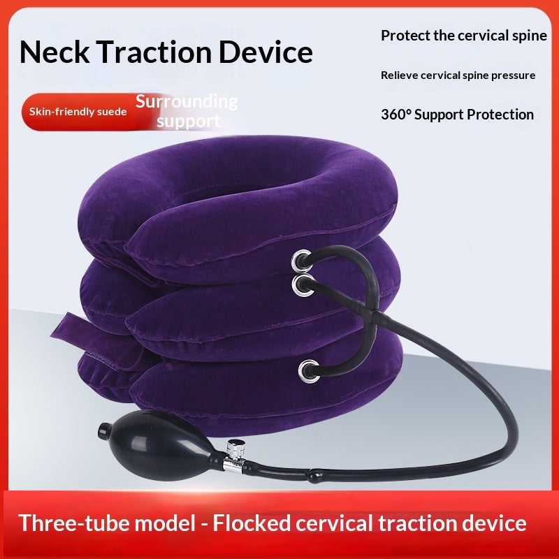 NeckReset Air deflated and compact for travel — fits in a carry-on bag