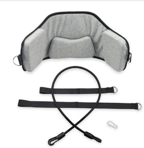 Person using NeckReset Pro at home to relieve tech neck and upper back tension