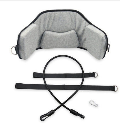 Person using NeckReset Pro at home to relieve tech neck and upper back tension