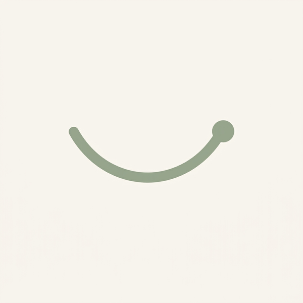 NeckReset arc-mark logo in sage green